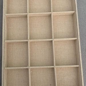 Jewelry Storage Tray Earring Holder for Drawers Necklace Pendant Organizer